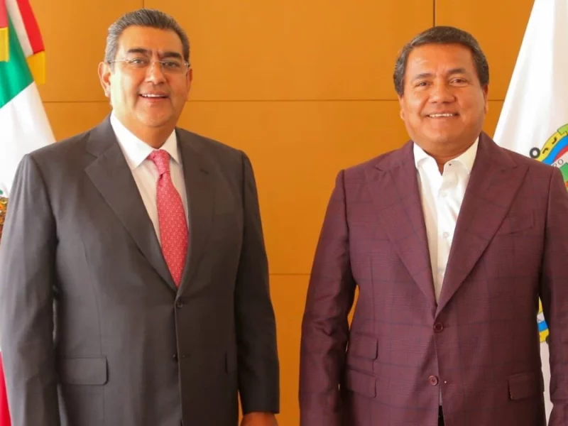 Sergio Salomón se reúne con Julio Huerta por amistad sólida
