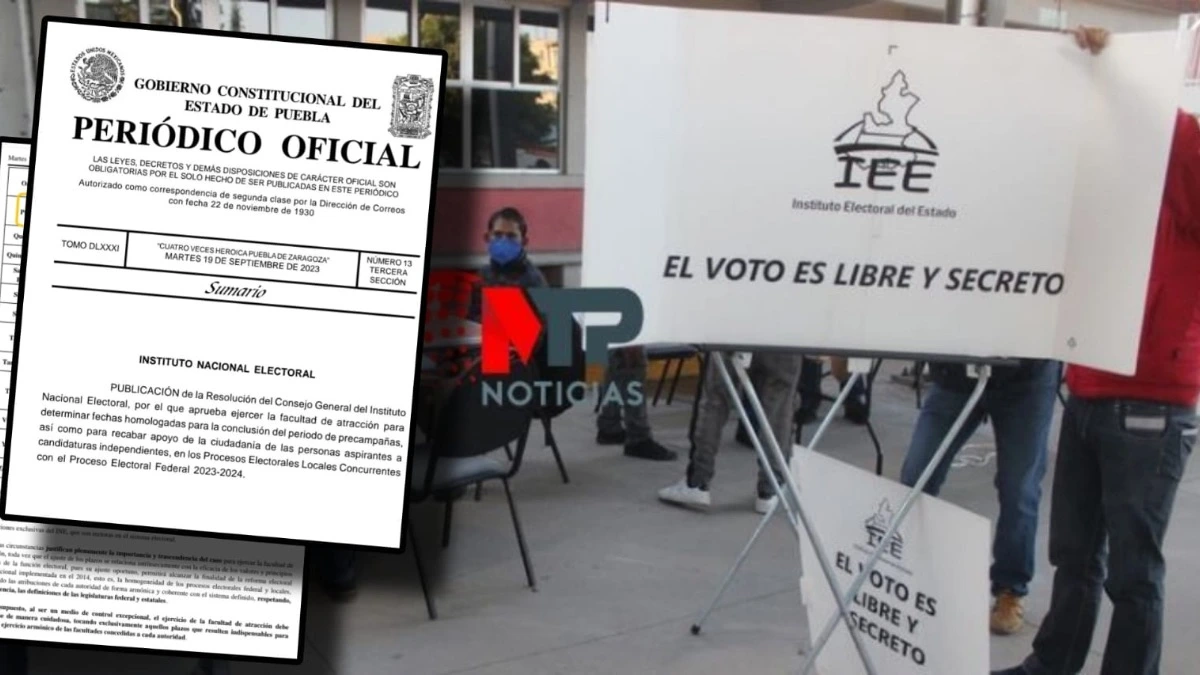 Elecciones Puebla 2024 fechas de precampaña para gubernatura