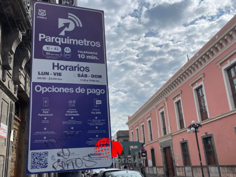 Inconstitucional cobro de parquímetros en Puebla, declara SCJN