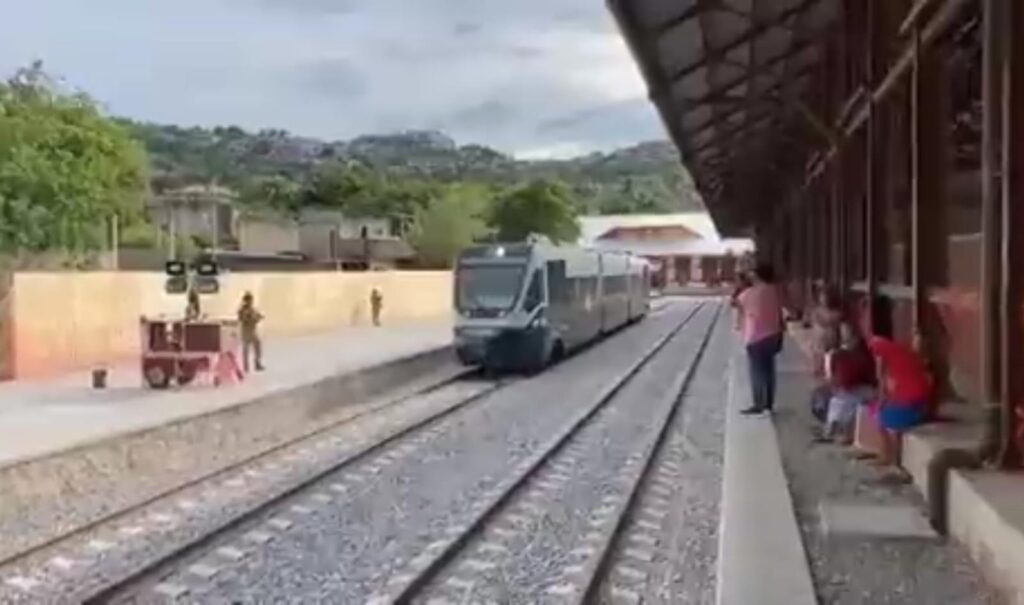 Las pruebas del Tren Interoceánico también se realizaron en el estado de Veracruz