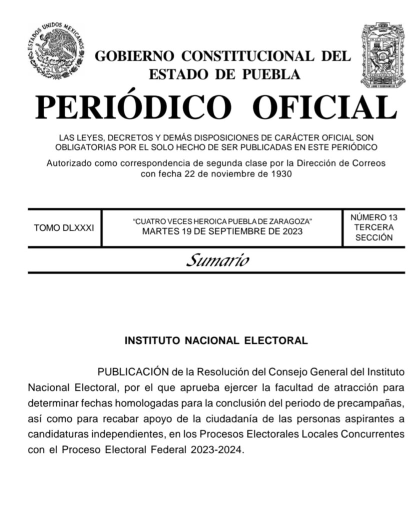 Periódico Oficial