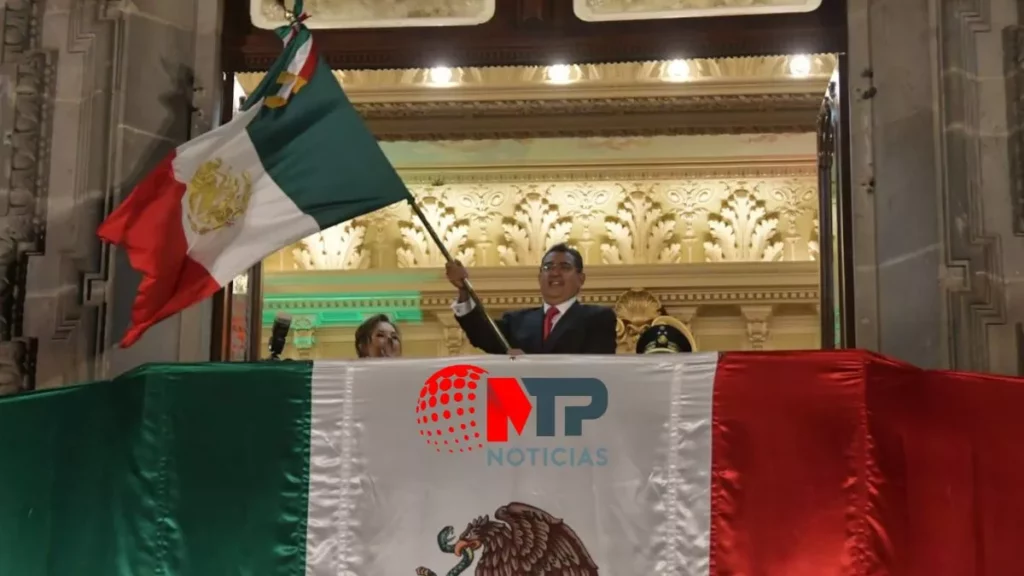 Primer Grito de Independencia de Sergio Salomón en Puebla