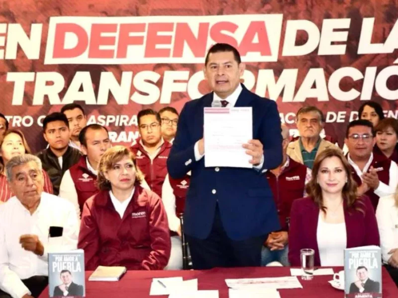 Armenta ofrece dos millones de votos a Sheinbaum; confía que no haya ‘dedazo’ por gubernatura de Puebla