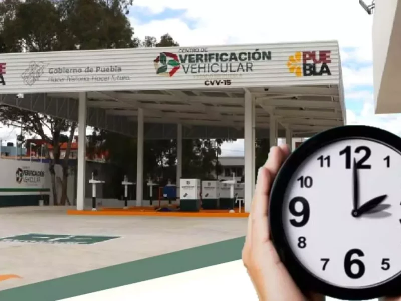 ¡Atención! Amplían horario de verificentros en Puebla este 30 de septiembre