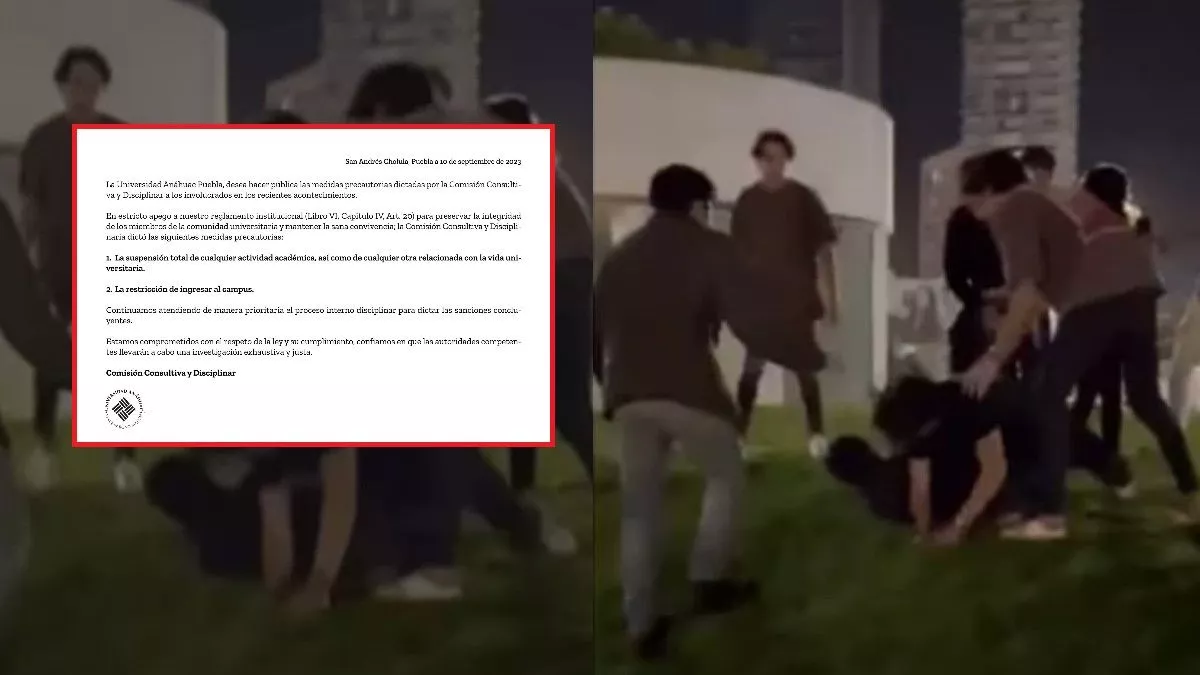 La Anáhuac suspende a estudiantes que golpearon a Neto en la Estrella de Puebla