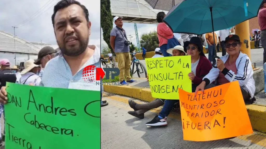 Constructoras inician despojo de terrenos a pobladores de San Andrés Cholula (EN VIVO)