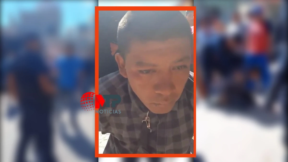 Hombre arrebata a niño de manos de su madre en Amozoc, Puebla