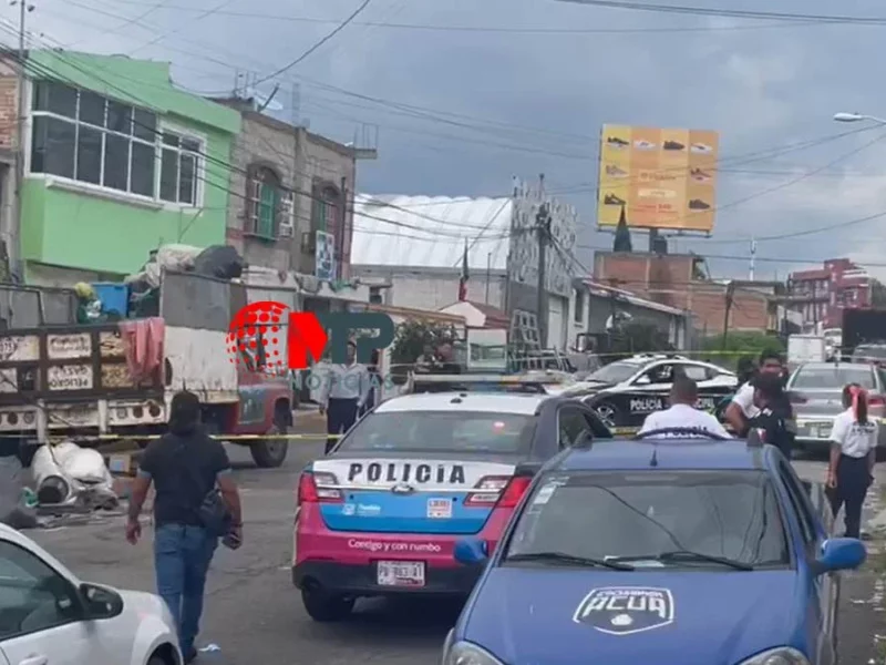 Hombre balea a sus vecinos en Reforma Sur, Puebla: mata a uno y deja herido al otro