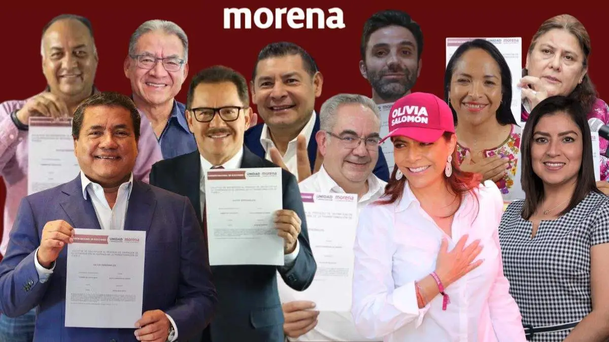 ¡Hay abogados! Ellos son los 27 que quieren candidatura de Morena a la gubernatura de Puebla