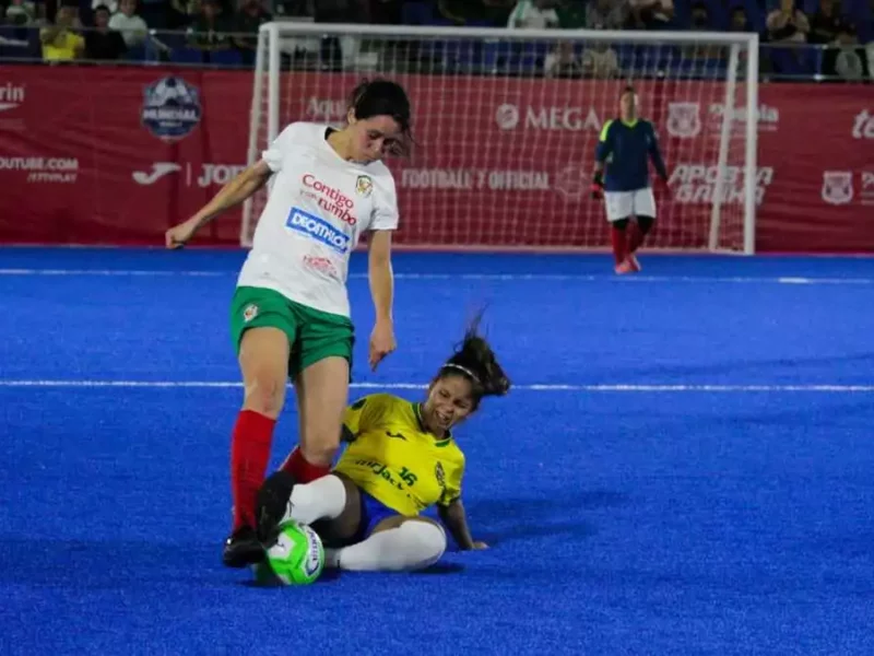 Mundial de Fútbol 7 en Puebla: Brasil gana 2-1 a México, rama femenil