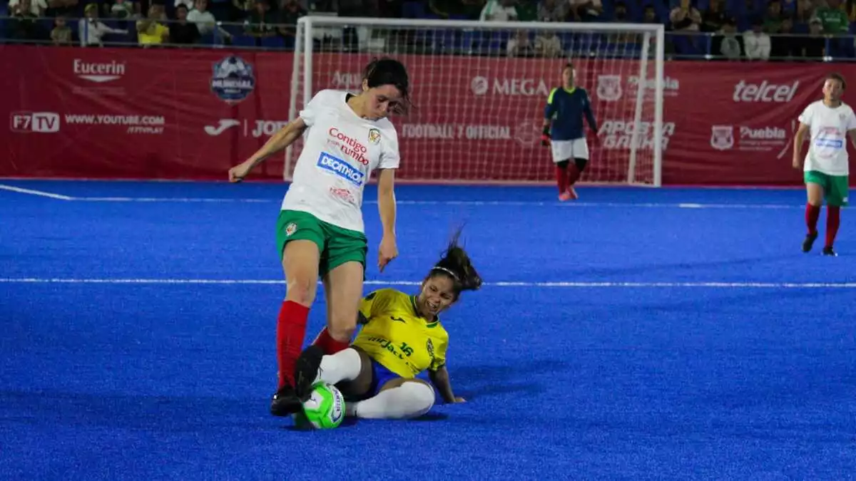 Mundial de Fútbol 7 en Puebla: Brasil gana 2-1 a México, rama femenil