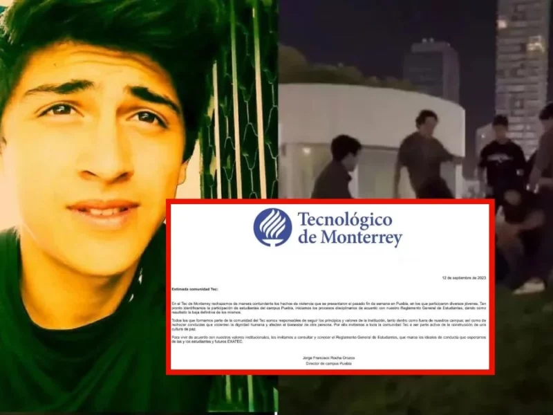 Tec de Monterrey también expulsa a dos de sus estudiantes que golpearon a Neto en Estrella de Puebla