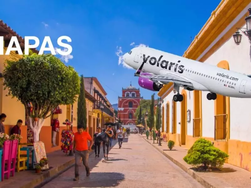 Prevén que Volaris sea la aerolínea para vuelos entre entre Puebla y Chiapas