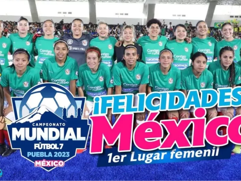 ¡Puebla de fiesta! México campeón mundial fútbol 7