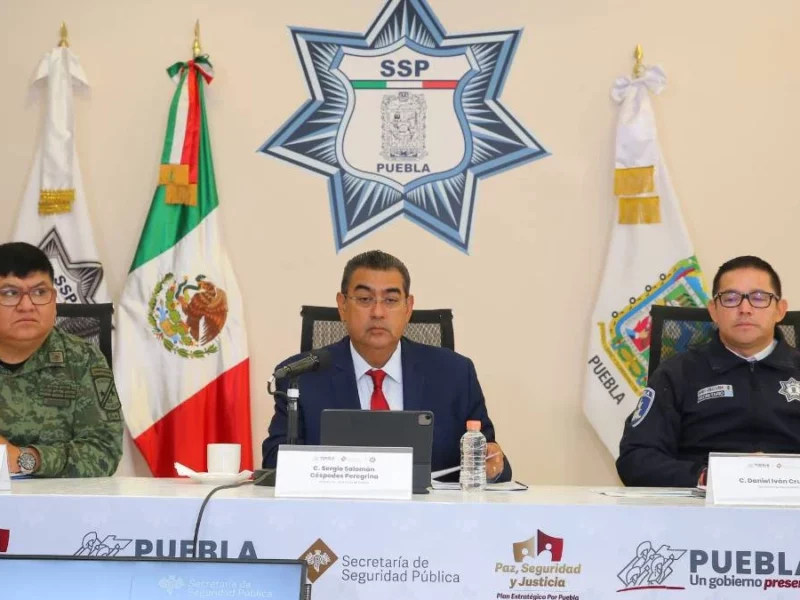 Así reactivará Sergio Salomón seis arcos de seguridad en Puebla