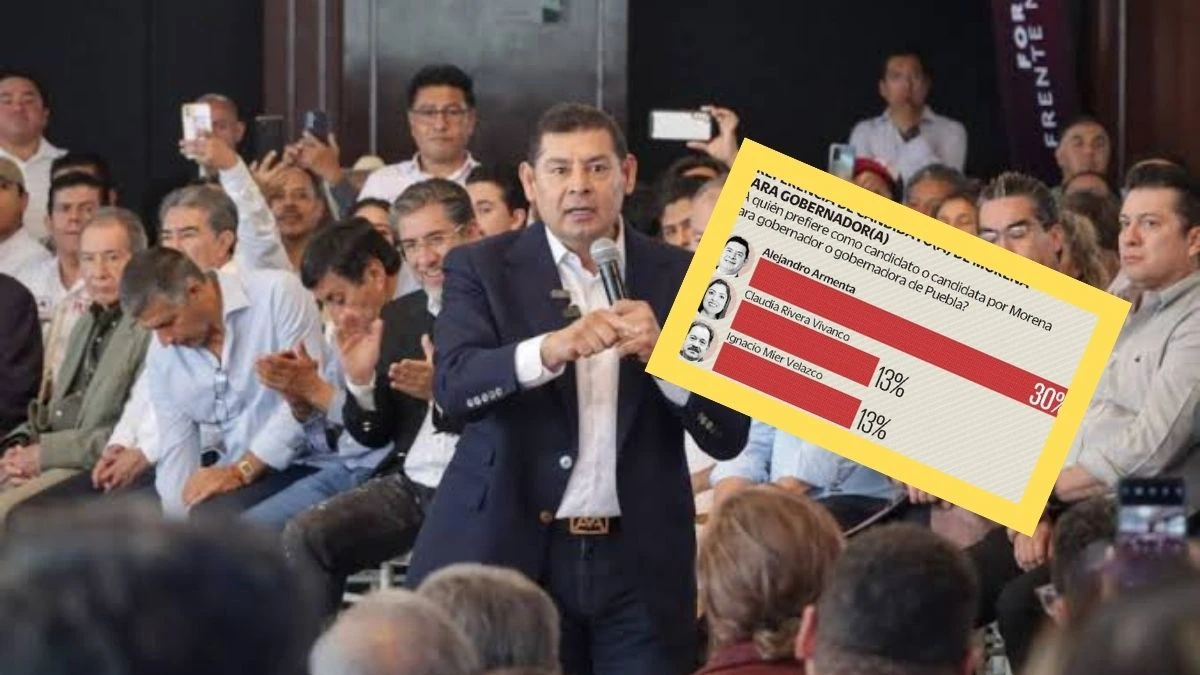 Alejandro Armenta en forma y encuesta Enkoll