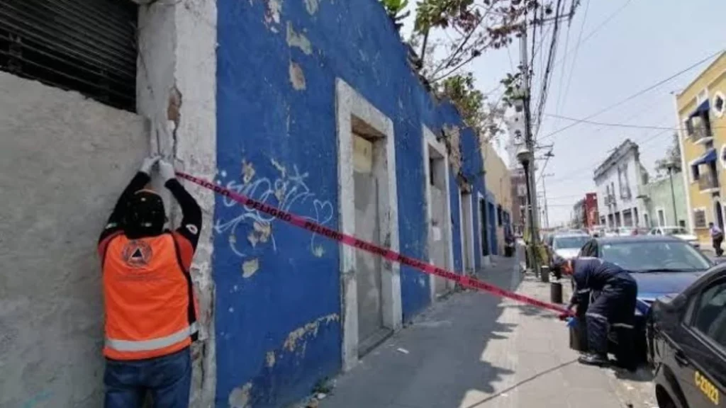 Casonas en riesgo de colapso en Puebla