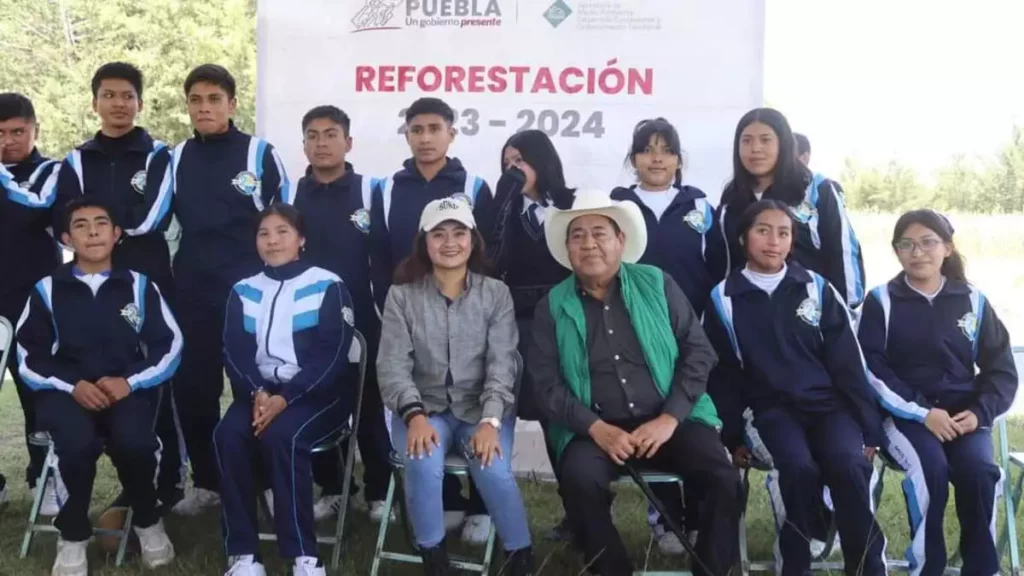 Concretan jornada de reforestación en Amozoc