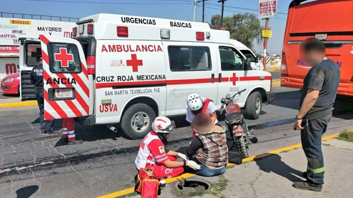 Cruz Roja atendido a heridos en Puebla