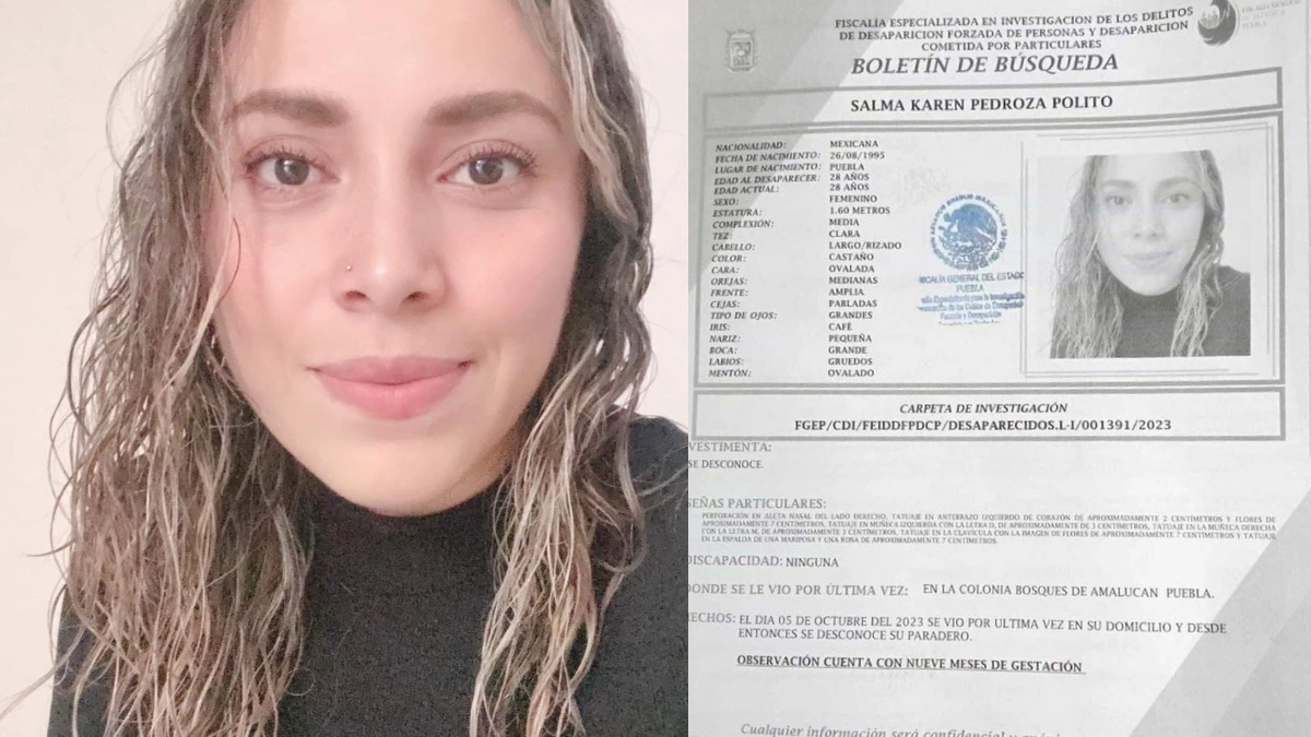 Boletín de búsqueda de Salma Karen Pedroza Polito