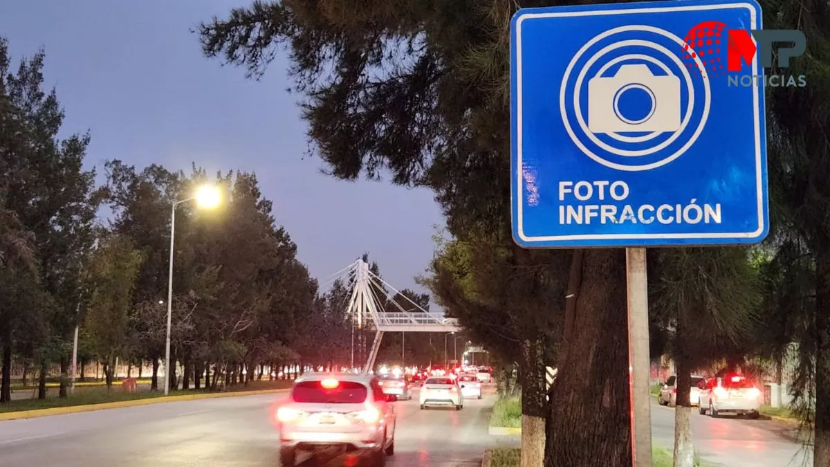 Fotomultas en Puebla con 120 cámaras relanzan programa
