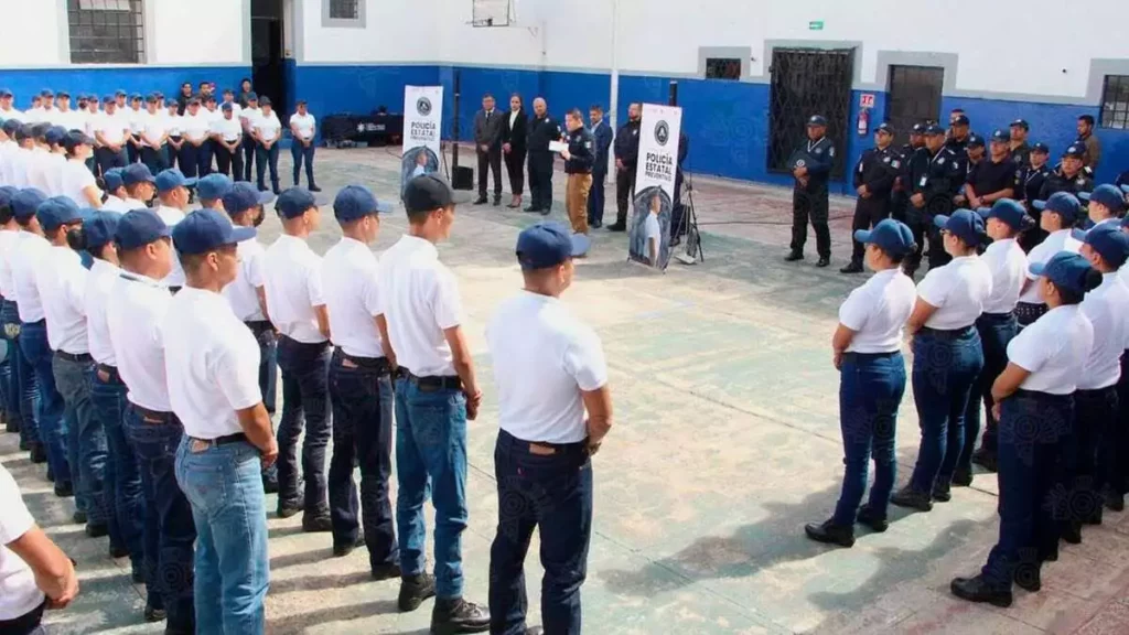 Más de 100 cadetes inician curso de formación para Policía Estatal