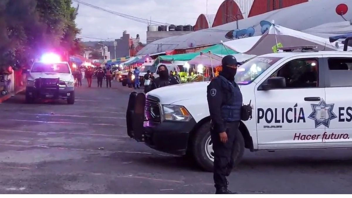 Cuatro muertos deja balacera en el mercado Morelos