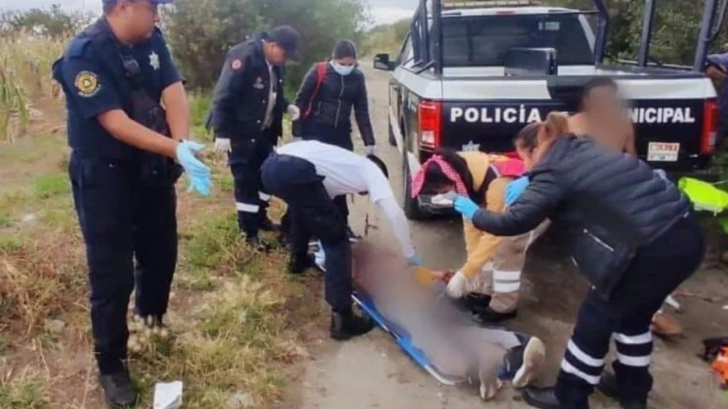 Pareja que fue quemada viva en Tlaxcala