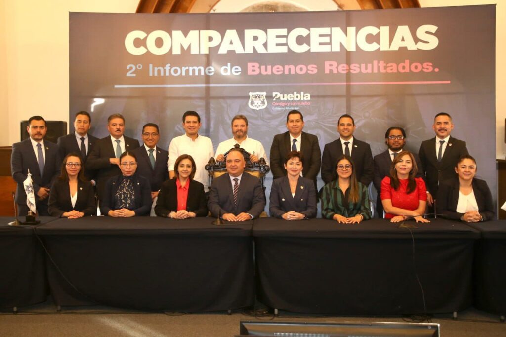 Secretaria de Seguridad Ciudadana, Consuelo Cruz y su equipo de trabajo en comparecencia