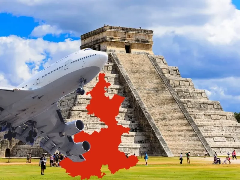 Vuelo Puebla-Mérida ya estás a dos horas de Chichén Itzá