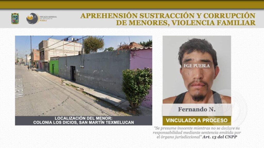 Padre roba a su hijo de 10 años en Texmelucan: lo drogaba y amenazaba con matarlo