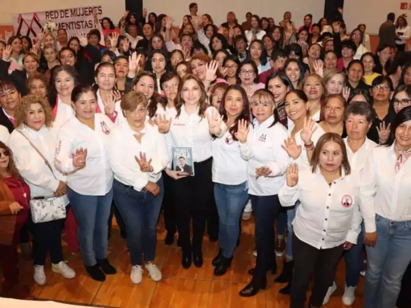 Mujeres líderes de Puebla refrendan su apoyo a Alejandro Armenta