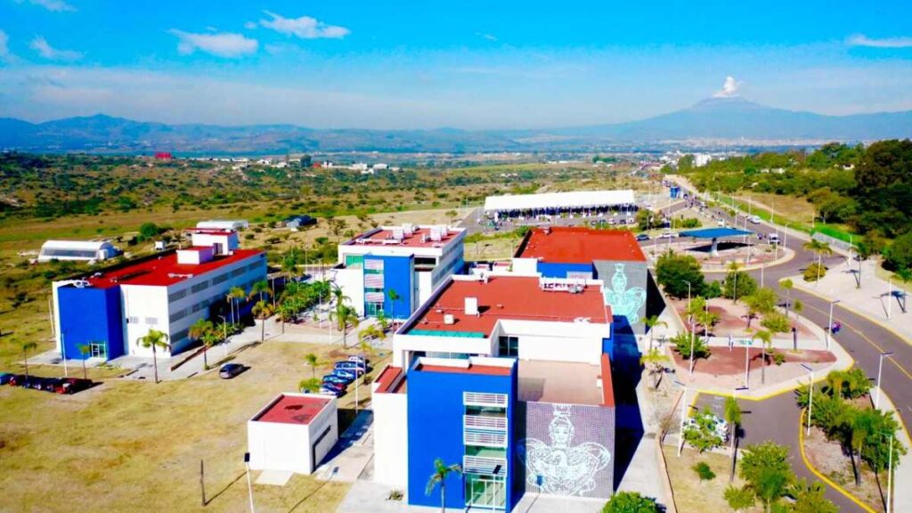 Vista aérea de CU2 en Valsequillo, Puebla.