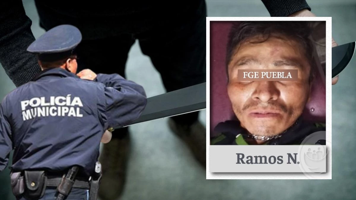 Ramos atacó a machetazos a policías en Jopala, Puebla, ya fue vinculado