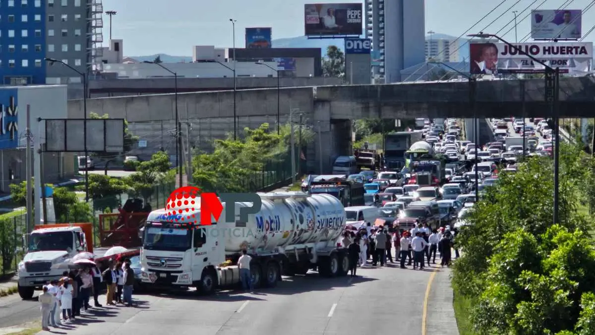 Desquician Periférico Puebla trabajadores del Poder Judicial de la Federación