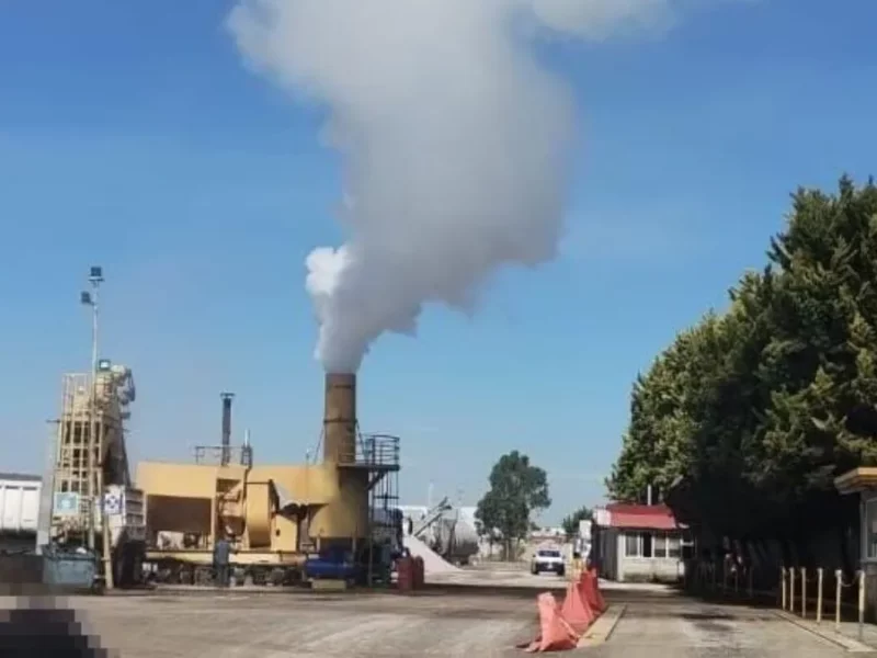 ¿Fuga de gas en Parque Industrial Puebla, esto pasó