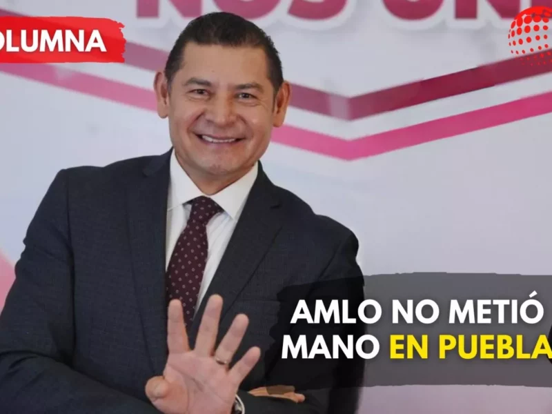 Alejandro Armenta ganó por la buena su candidatura por la gubernatura de Puebla.