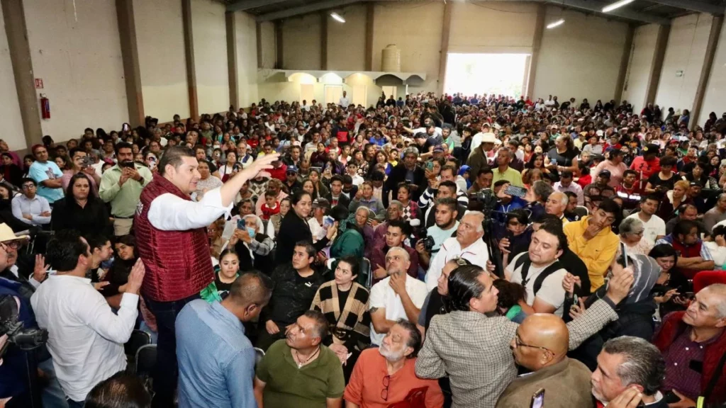 Alejandro Armenta en San Martín Texmelucan