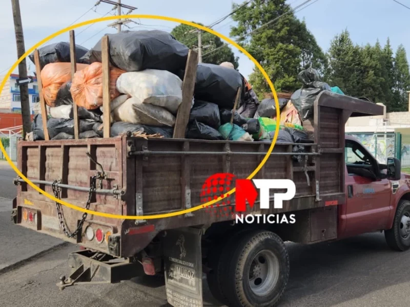 Así los ‘modernos’ camiones con los que se recolecta basura en San Pedro Cholula: Paola Angon paga 41.3 MDP en renta  