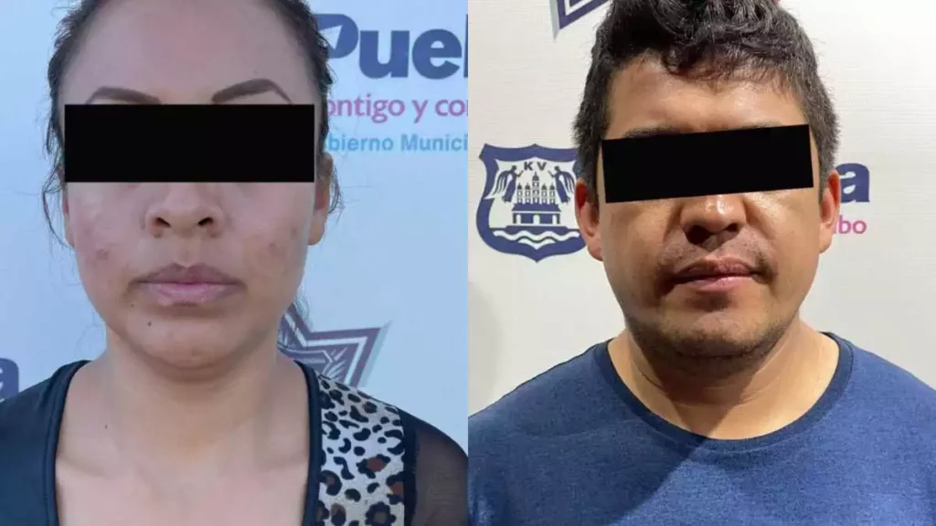 Dos detenidos por robo con violencia en Puebla