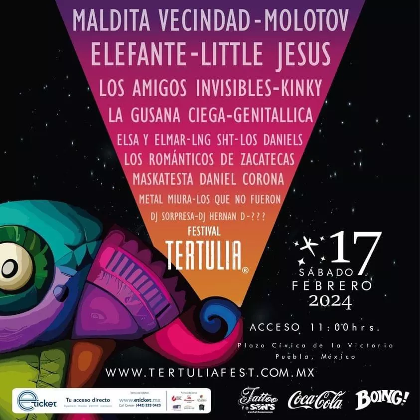 Festival Tertulia en Puebla: precios, ubicación y fechas