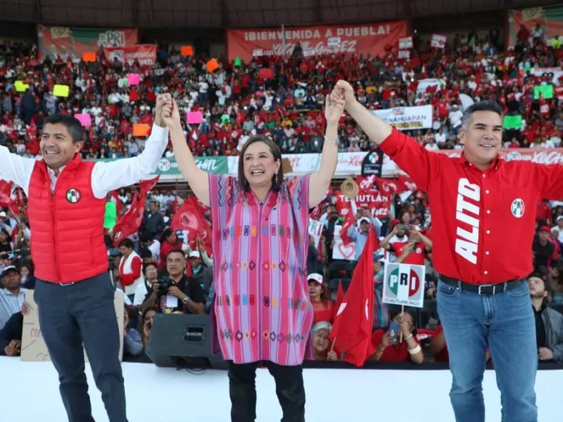 Líder del PRI respalda dupla Eduardo Rivera - Riestra para candidatos en Puebla