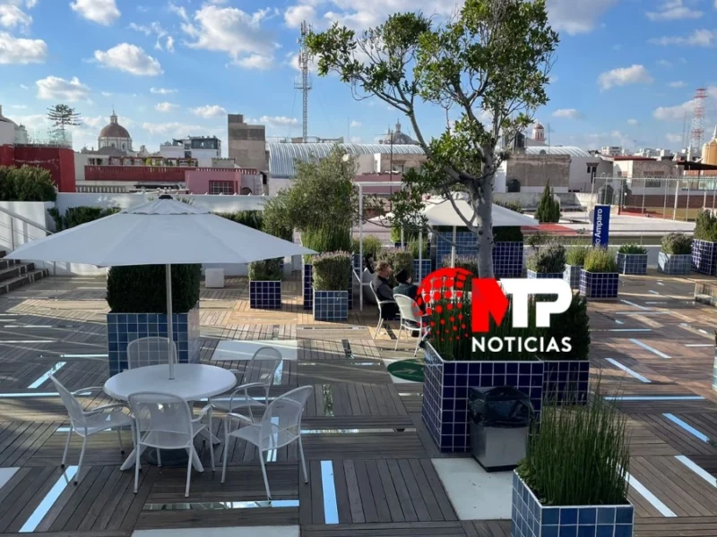 Terraza del Museo Amparo en Puebla