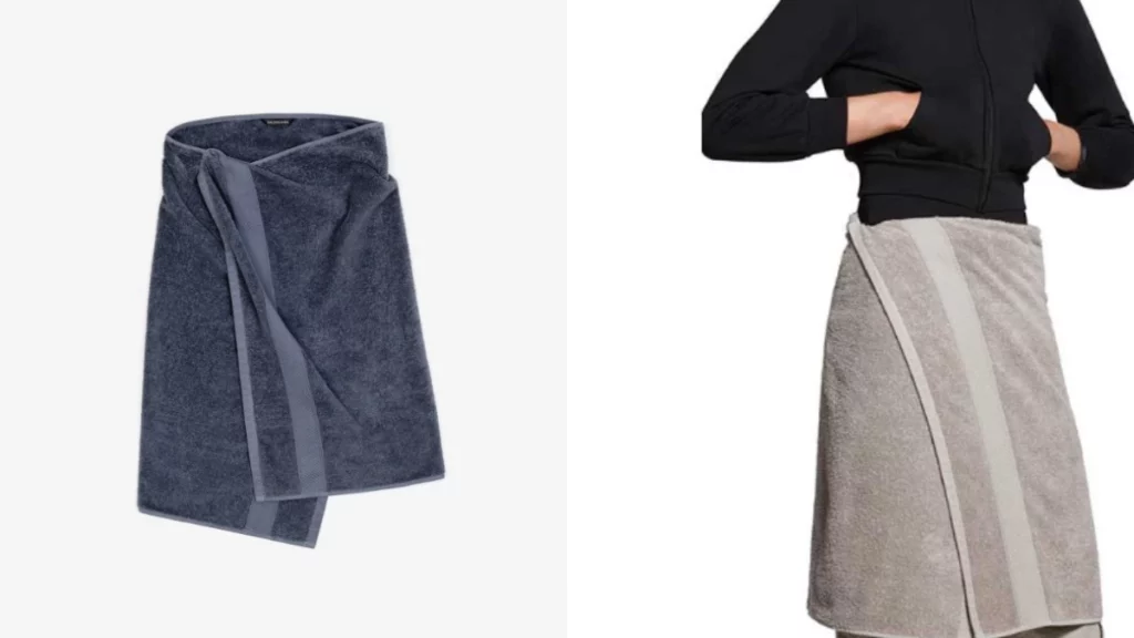 ¿Qué? Balenciaga vende una falda de toalla en 16 mil pesos