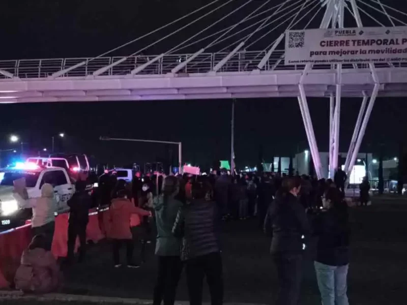 Denunciarán a funcionarios de San Andrés Cholula que bloquearon la Vía Atlixcáyotl