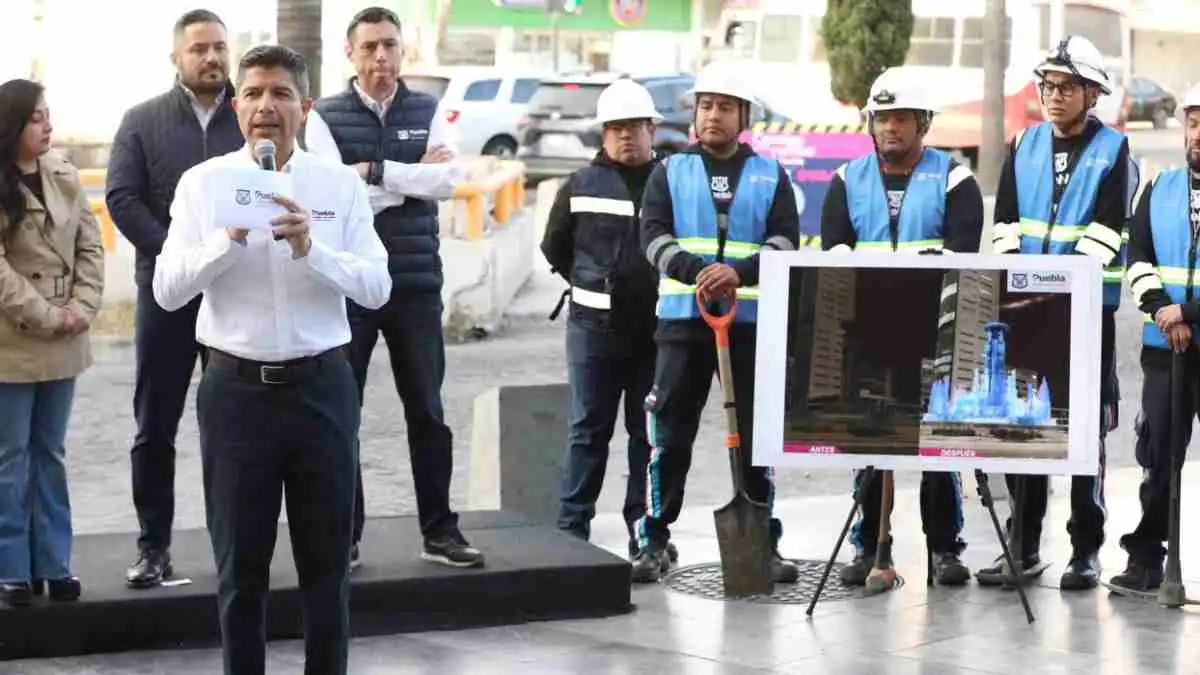 Inicia rehabilitación de la avenida Juárez, Ayuntamiento de Puebla invierte 17 MDP