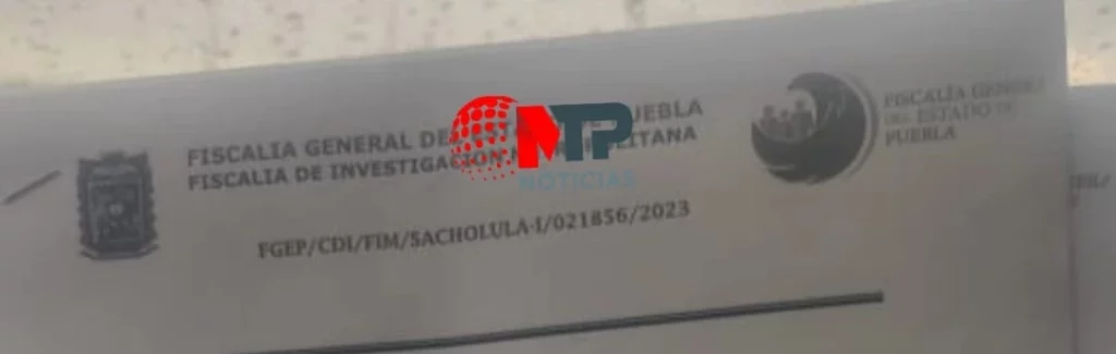 Carpeta de investigación de guardia que denunció a 'junior' que lo golpeó en Puebla.