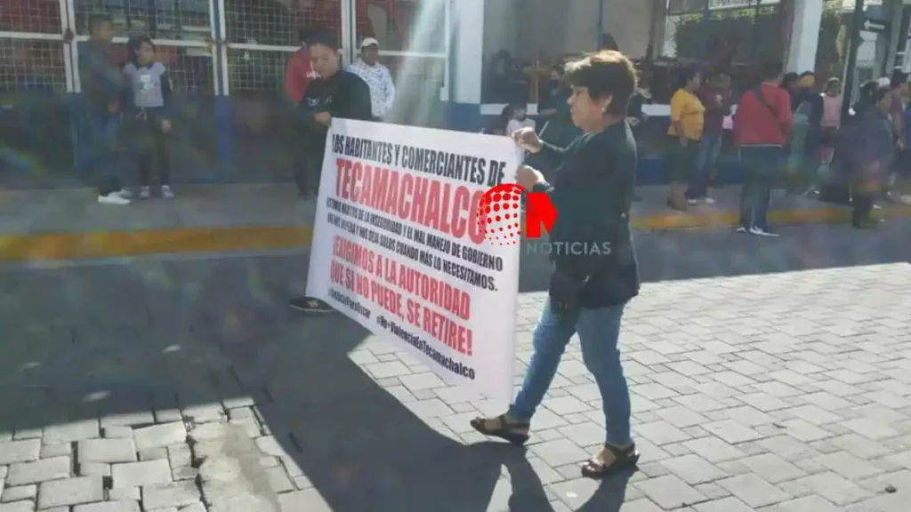 Justicia para Óscar: pobladores de Tecamachalco exigen seguridad tras asesinato en banco