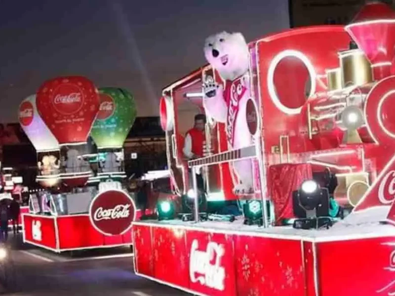¡Llega la Navidad a Puebla capital con ‘Caravana Coca-Cola' y otras actividades!