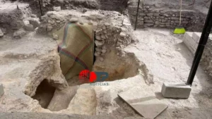 Hallan tumba prehispánica en Ixcaquixtla, tiene mil 500 años de antigüedad
